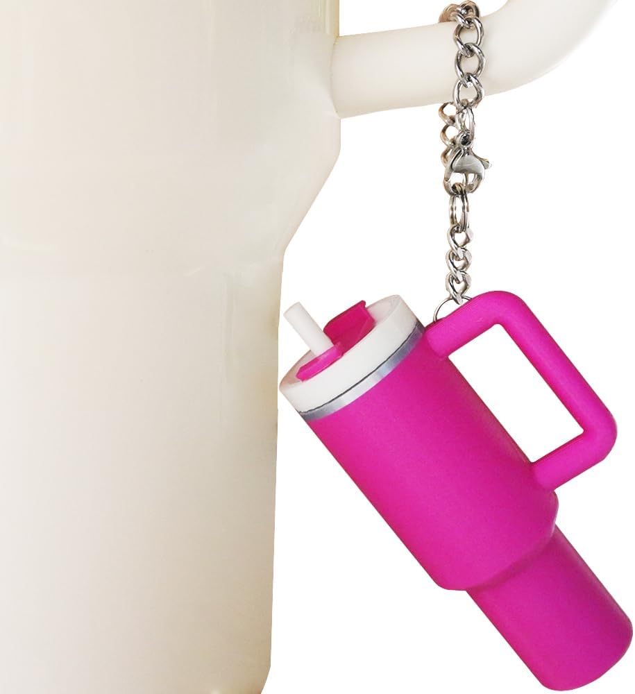 Mini Cup Keychain Charms for Stanley 40 oz Tumbler Handle