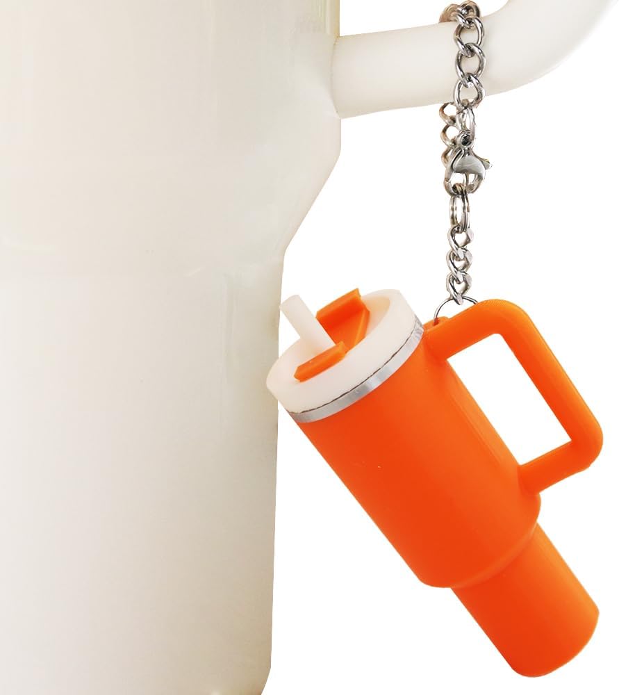 Mini Cup Keychain Charms for Stanley 40 oz Tumbler Handle