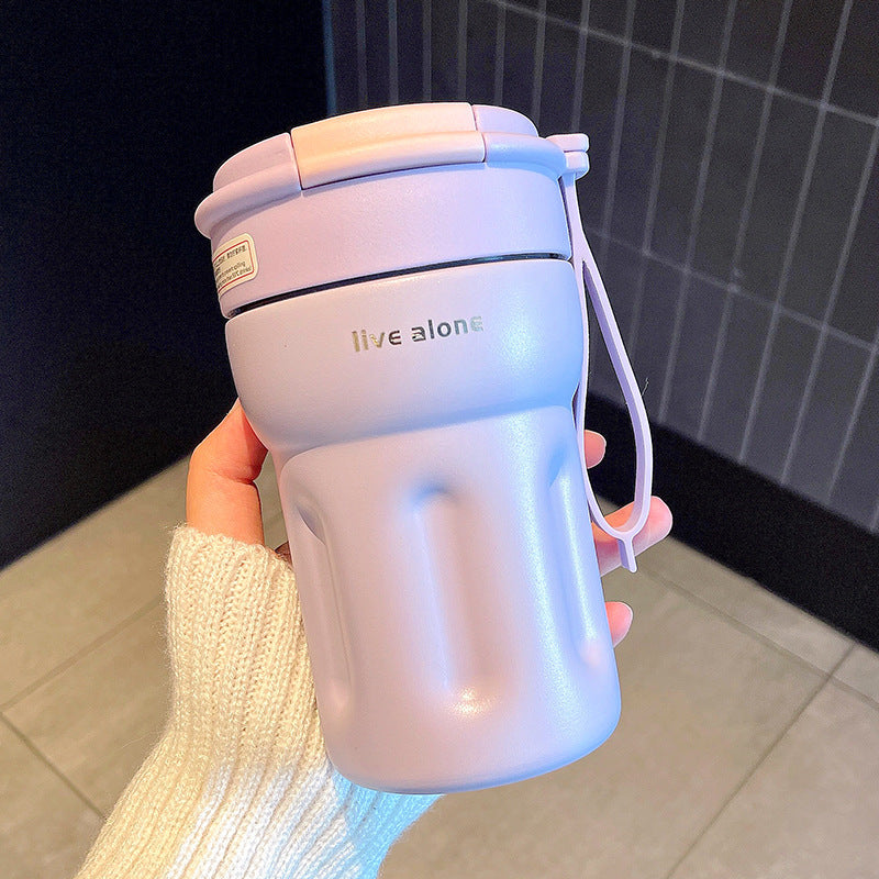 Taza de café de acero inoxidable con aislamiento
