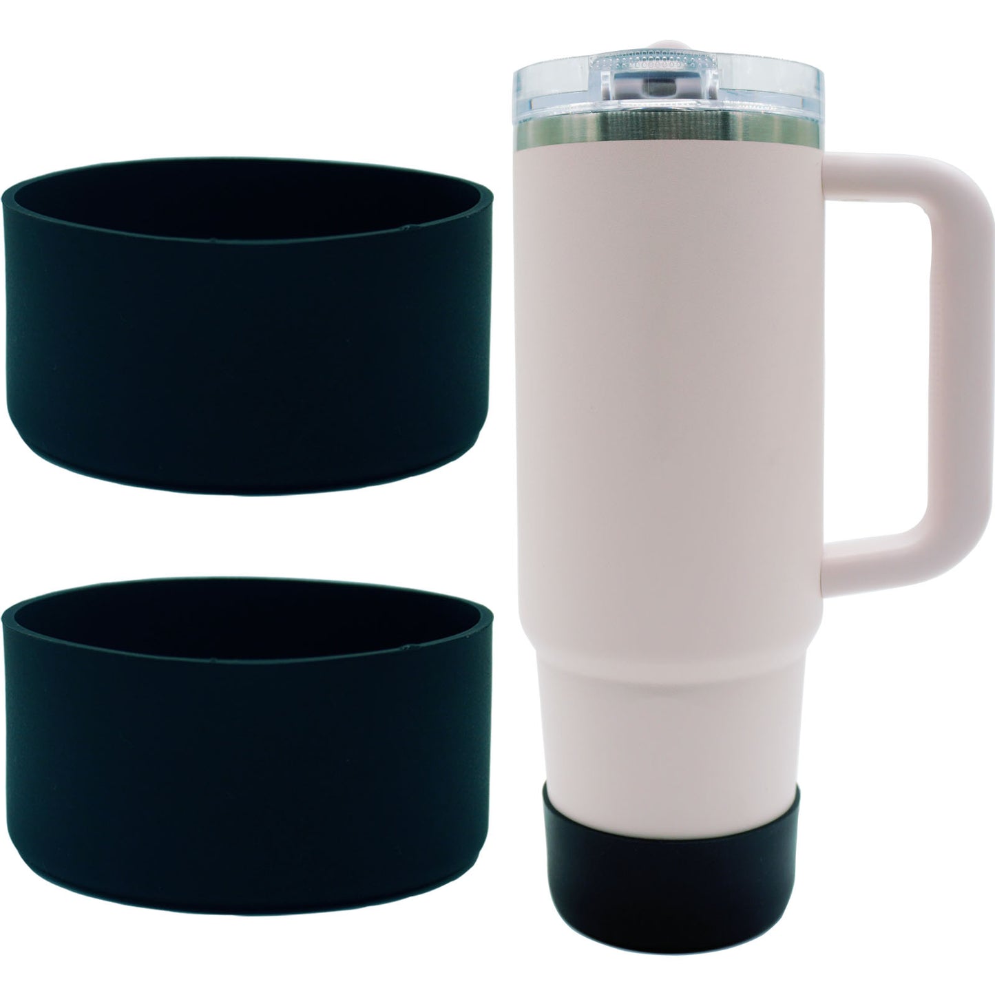 2PCS Silicone Boot for Stanley Quencher ProTour Flip Straw Tumbler 30oz 40oz