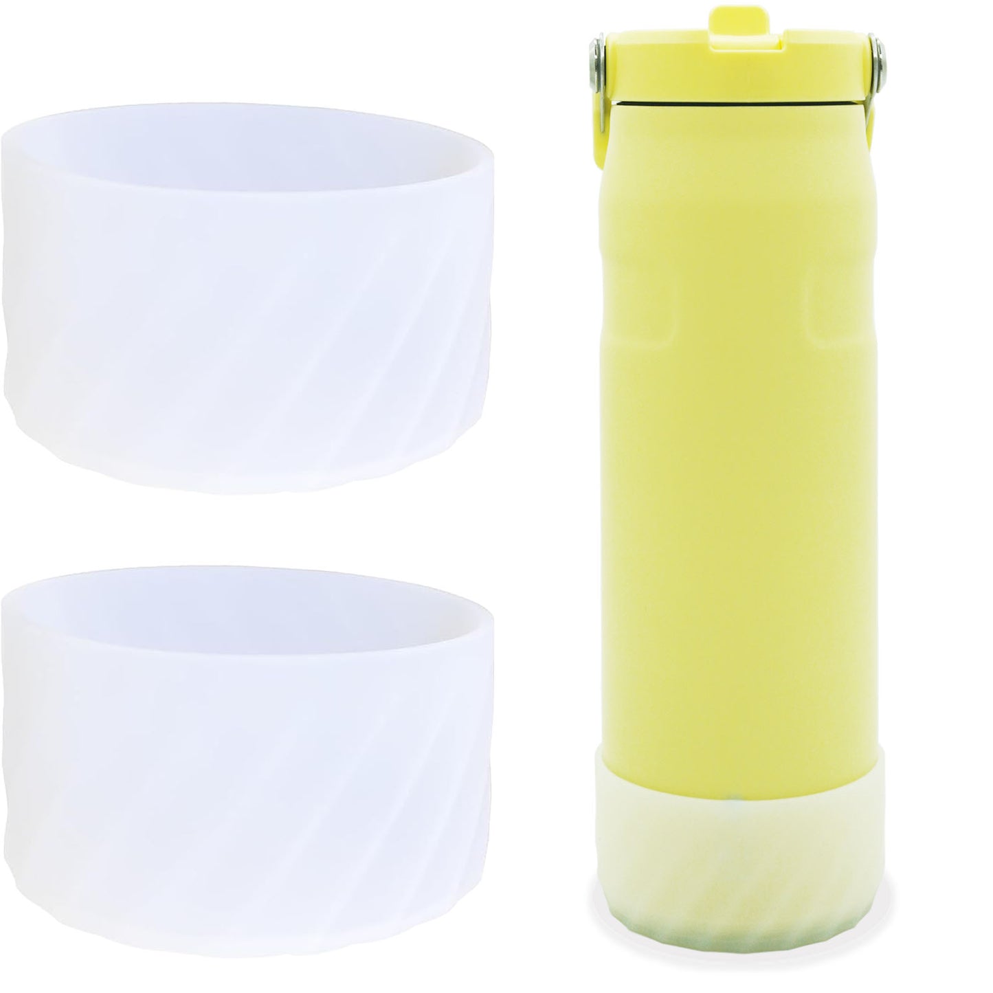 Dreamfocus 2PCS Silicone Boot for Stanley IceFlow Aerolight Fast Flow and Flip Straw 2.0 Water Bottle 24 OZ
