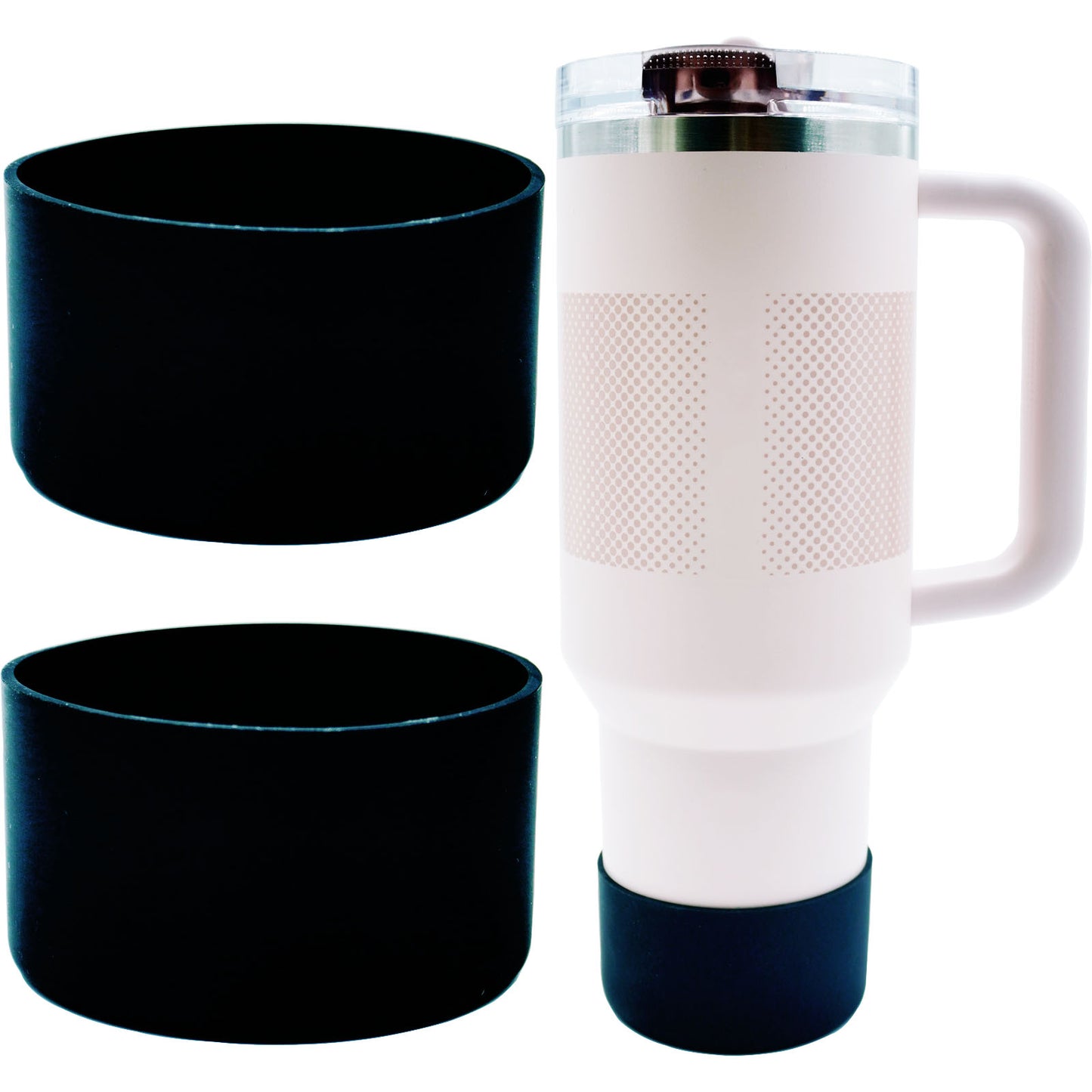2PCS Silicone Boot for Stanley Quencher ProTour Flip Straw Tumbler 30oz 40oz