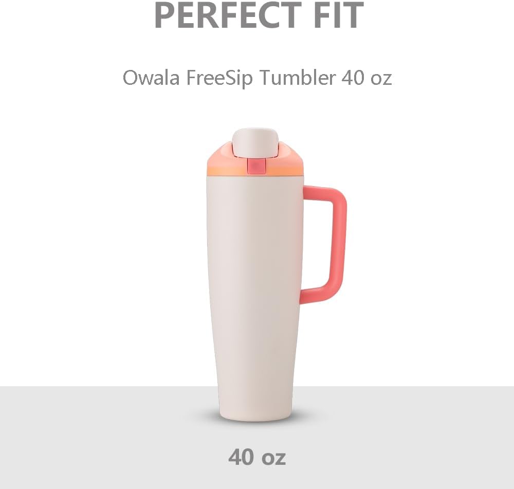 Dreamfocus Straw Replacement for Owala FreeSip Tumbler 40 oz