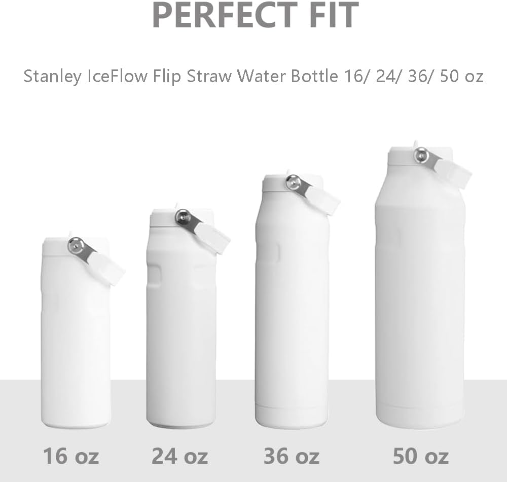 Dreamfocus Straw Replacement for Stanley IceFlow Aerolight Flip Straw 2.0 Bottle 16 24 36 50 oz