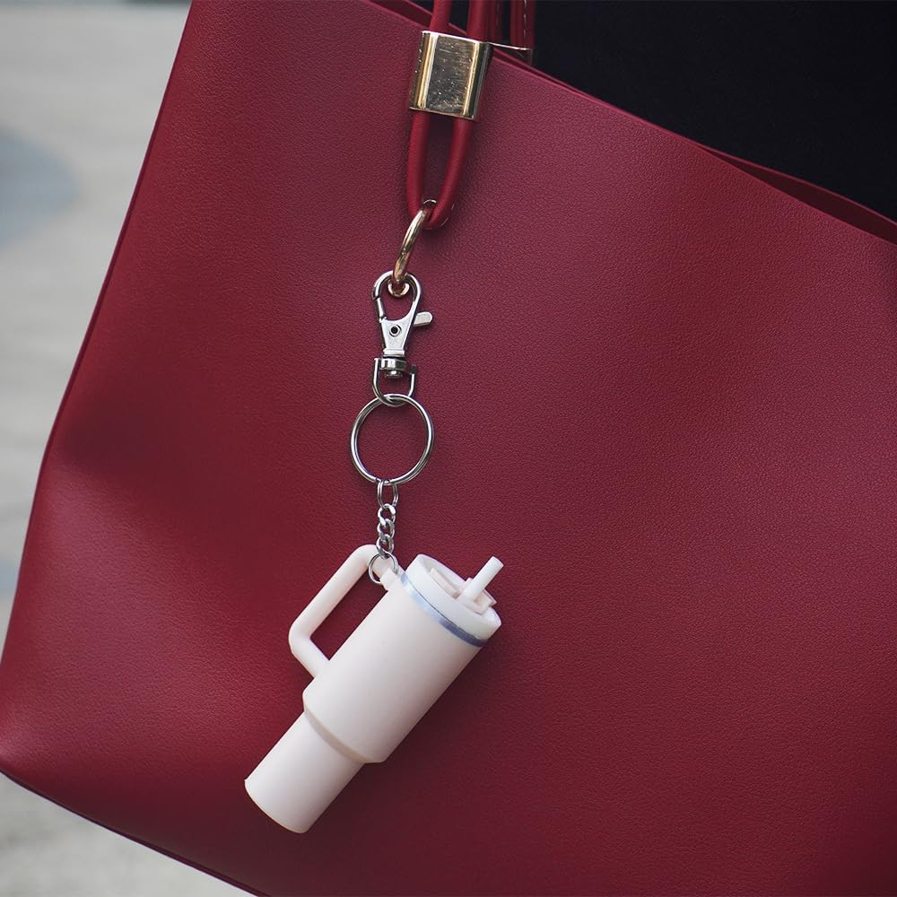 Mini Cup Keychain Charms for Stanley 40 oz Tumbler Handle