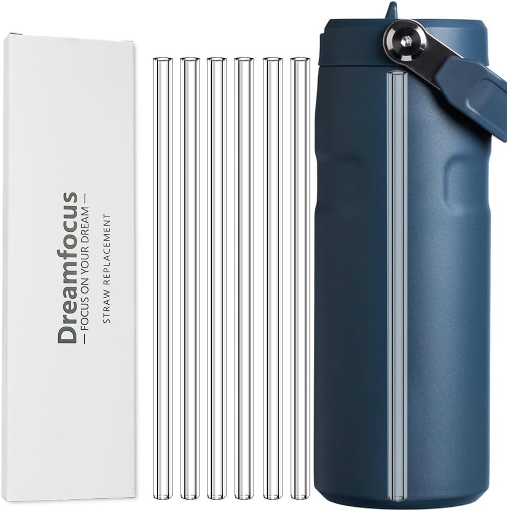 Dreamfocus Straw Replacement for Stanley IceFlow Aerolight Flip Straw 2.0 Bottle 16 24 36 50 oz