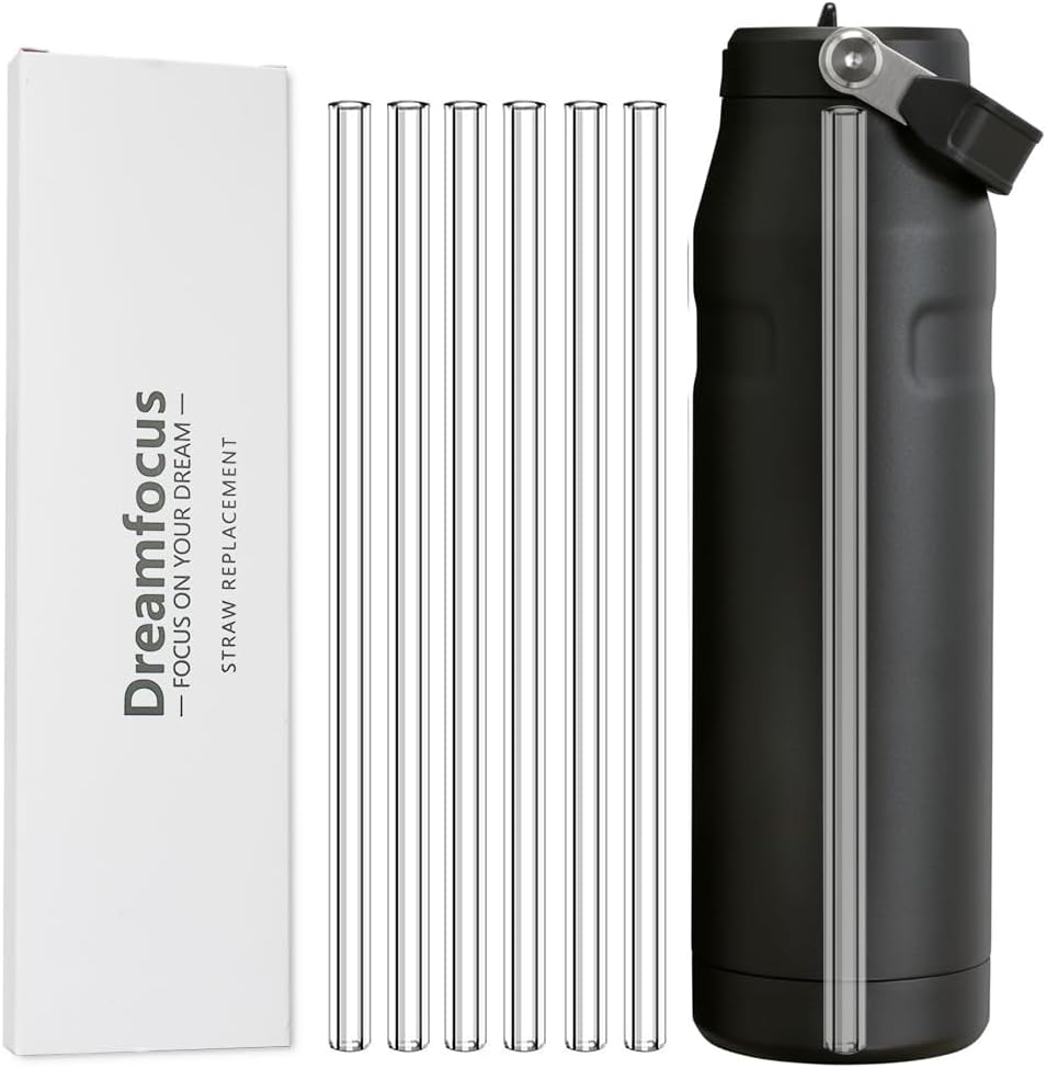 Dreamfocus Straw Replacement for Stanley IceFlow Aerolight Flip Straw 2.0 Bottle 16 24 36 50 oz