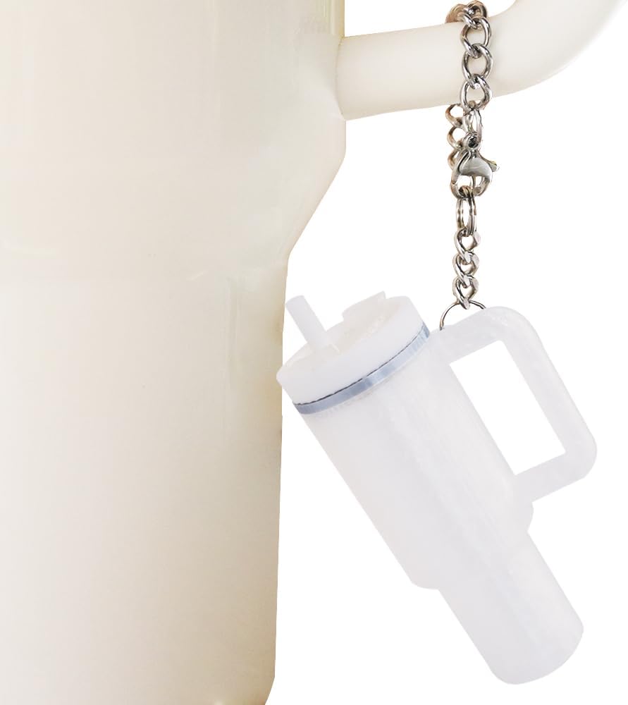 Mini Cup Keychain Charms for Stanley 40 oz Tumbler Handle