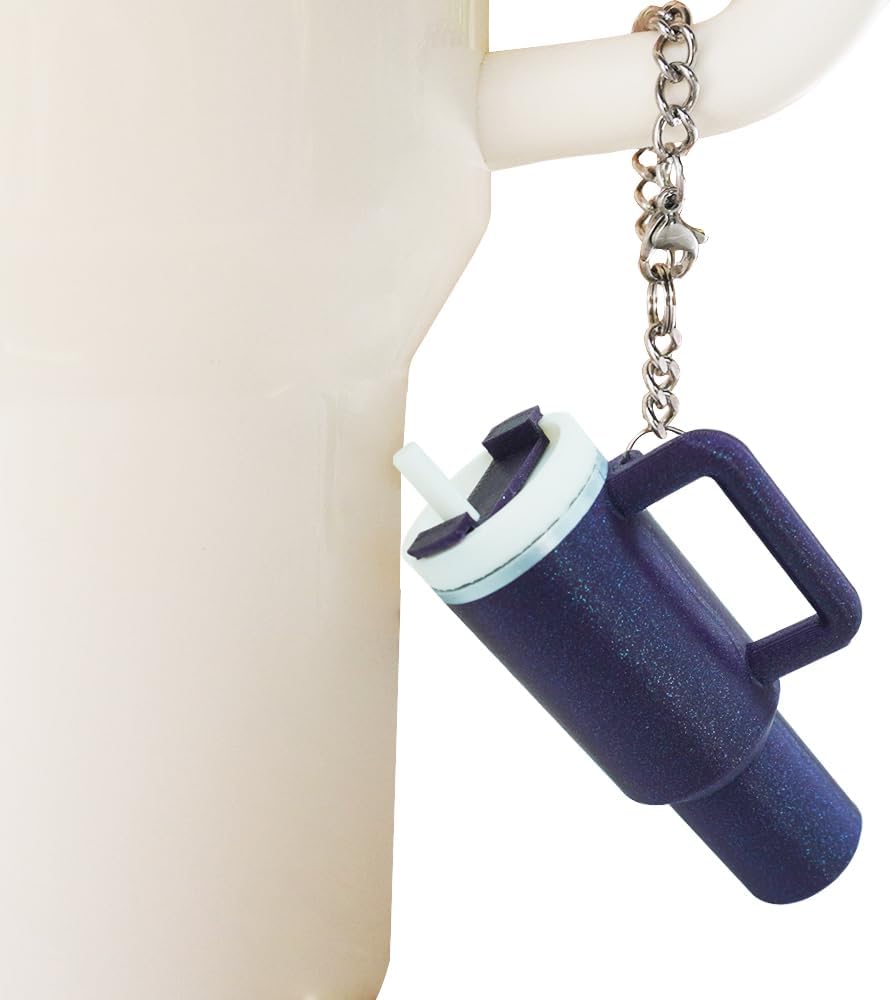 Mini Cup Keychain Charms for Stanley 40 oz Tumbler Handle