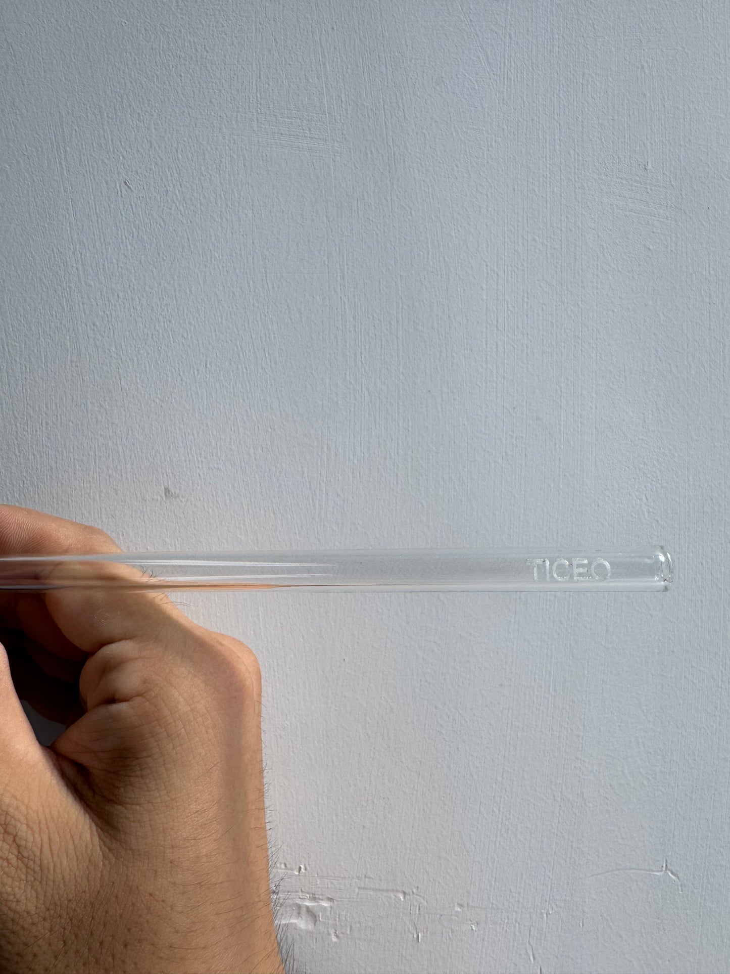 TICEO Reusable Clear Glass Straws | Premium High Borosilicate Glass Drinking Straw for Tumblers, Iced Coffee & Smoothies