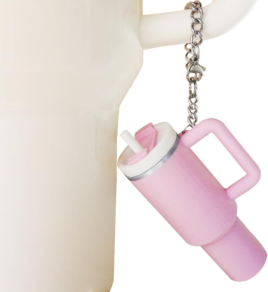 Mini Cup Keychain Charms for Stanley 40 oz Tumbler Handle
