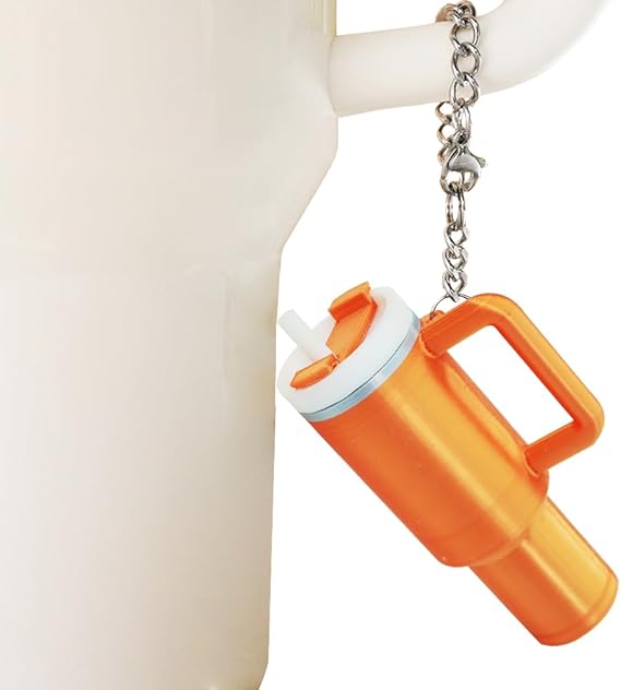 Mini Cup Keychain Charms for Stanley 40 oz Tumbler Handle