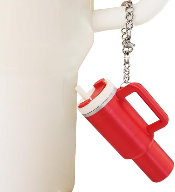 Mini Cup Keychain Charms for Stanley 40 oz Tumbler Handle