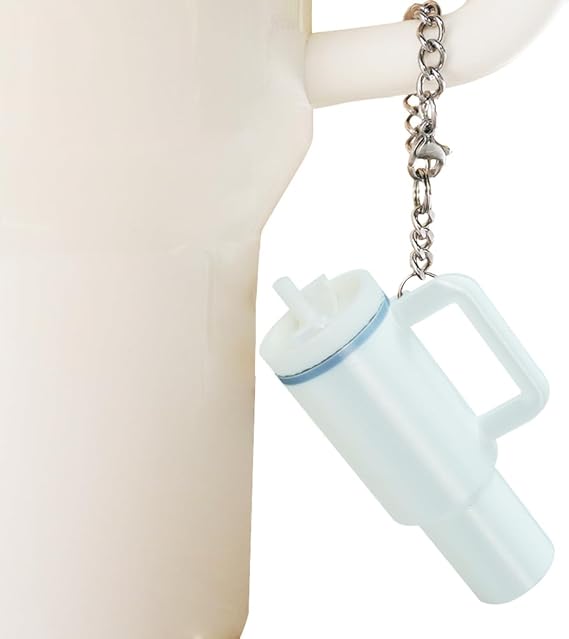 Mini Cup Keychain Charms for Stanley 40 oz Tumbler Handle