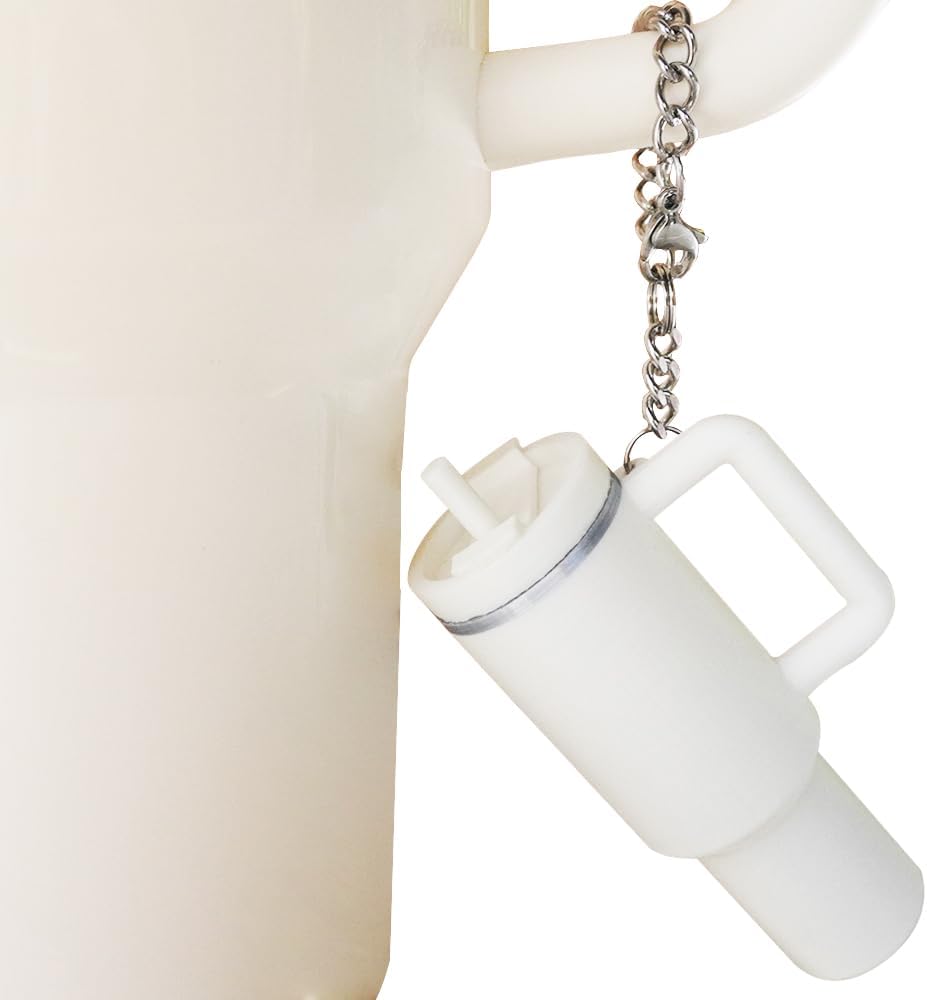 Mini Cup Keychain Charms for Stanley 40 oz Tumbler Handle