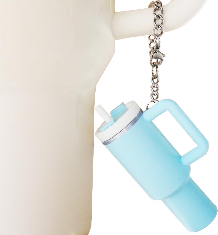 Mini Cup Keychain Charms for Stanley 40 oz Tumbler Handle